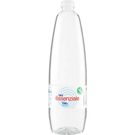 Acqua Fonte Essenziale Naturale da 1 litri in plastica-PET - Scegli il numero di casse