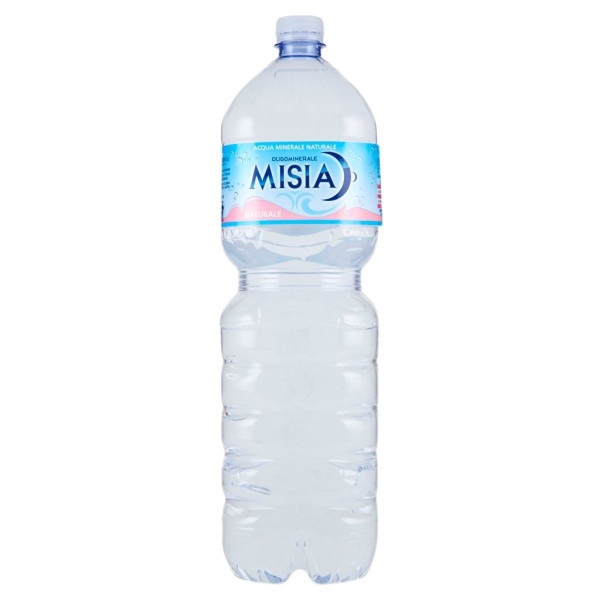Acqua Misia Naturale da 2 litri in plastica-PET - Scegli il numero
